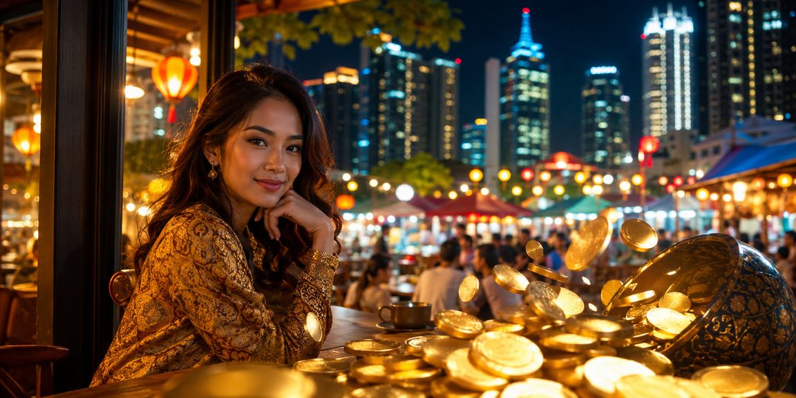 Peminat bola sepak membuat pertaruhan langsung di Petaling Jaya Malaysia
